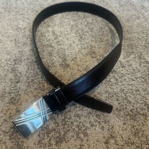 DAKS Chocolate Brown Leather Men’s Belt 32”-33”